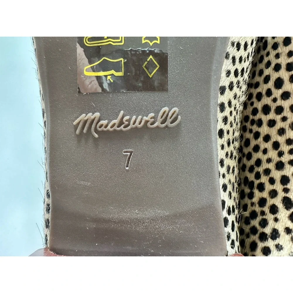 Madewell The Adelle Womens Ballet‎ Flat in Spot Dot Calf Hair Size 7